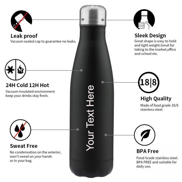 Custom Engraved - Water Bottle